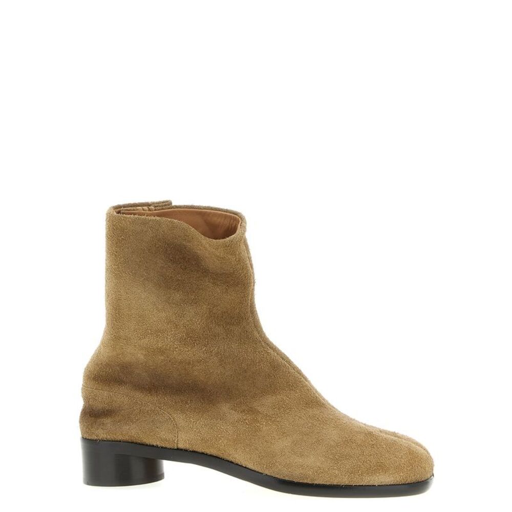Maison Margiela Beige Calfskin Ankle Men's Boots